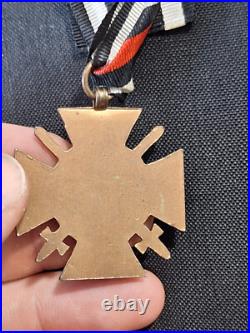 Succession plaque religieuse 180. Régiment d'infanterie Croix de fer 1. + 2