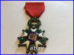 Superbe Croix d'officier de la Légion D' Honneur, fabrication bijoutière