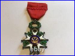 Superbe Croix d'officier de la Légion D' Honneur, fabrication bijoutière