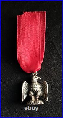 Superbe Débris De L'empire Médaille Ordre Medal Ordre Vétérans Napoléon Aigle