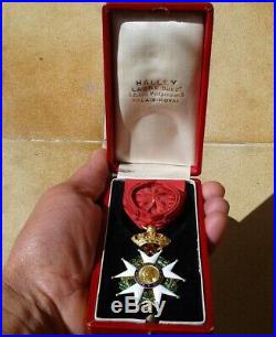 Superbe Legion D'honneur Second Empire Avec Ecrin - Officier En Or