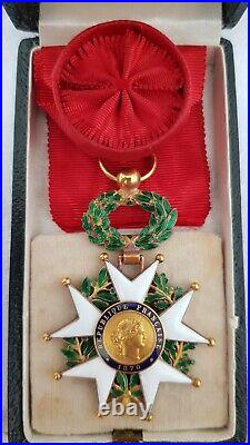Superbe Legion d'Honneur 3ème République en OR Ouizille LEMOINE