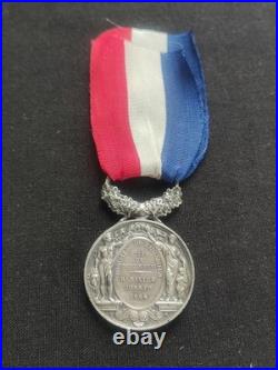 Superbe Médaille Attribuée 1864 Napoléon III Actes Dévouement 2nd Empire Barre Superbe Médaille Attribuée 1864 Napoléon III Actes Dévouement 2nd Empire Barre