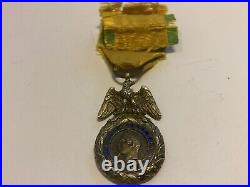 Superbe Médaille Militaire Napoléon 3 Modèle B en Argent