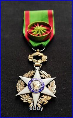 Superbe Médaille Officier Mérite Agricole 1883 République Française Avec Ecrin