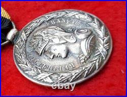 Superbe Médaille du Soudan en argent (poinçon au cygne) / Expédit° 1880-1894