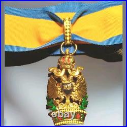 Superbe Ordre de la Couronne de fer Empire Austro-hongrois 1815 REPRODUCTION