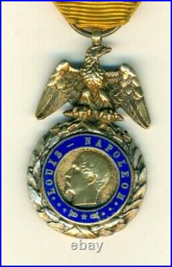 Superbe médaille militaire du II empire