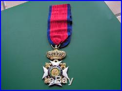 Superbe medaille ordre royal de francois 1 er or