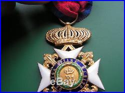 Superbe medaille ordre royal de francois 1 er or