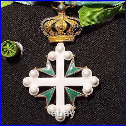 T90 Belle médaille commandeur de Saint Maurice et Saint Lazare ordre medal