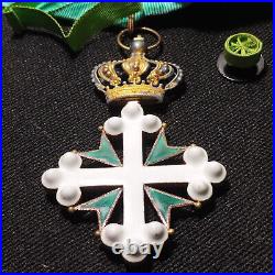 T90 Belle médaille commandeur de Saint Maurice et Saint Lazare ordre medal