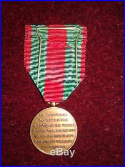 Tres Rare Medaille Des Combattants De Stonne-mont-dieu-tannay (ardennes) Ww2