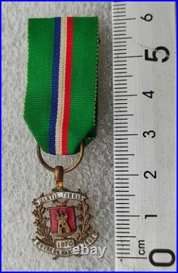Tres Rare Miniature Medaille Oeuvre De Mars La Tour 1870-1871
