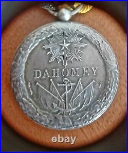 Très belle Médaille Commémorative Expédition du DAHOMEY 1892 en argent