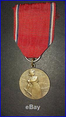 Très rare médaille de Verdun. Modèle Steiner. Bronze