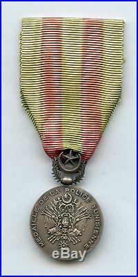 Tunisie Medaille D'honneur De La Police Tunisienne 1928 Argent