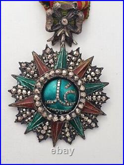 Tunisie Ordre du Nicham Iftikar, étoile d'officier, Abi Bey 1882-1902