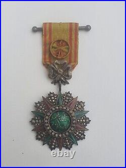 Tunisie Ordre du Nicham Iftikar, étoile d'officier, Mohamed El HADI 1906-1922
