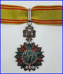 Tunisie Ordre du Nicham Iftikar, étoile de Commandeur, Ahmed II, 1929-1942