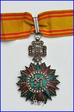 Tunisie Ordre du Nicham Iftikar, étoile de Commandeur, Ahmed II, 1929-1942