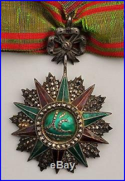 Tunisie Ordre du Nicham Iftikar, étoile de commandeur, Ali Bey, 1882-1902