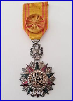 Tunisie Ordre du Nicham Iftikar, officier, Mohamed el Amin, 1943-1957, 51x75 mm