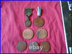VETERAN 1er EMPIRE. LOT DE 7 MEDAILLES
