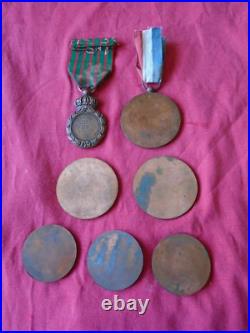 VETERAN 1er EMPIRE. LOT DE 7 MEDAILLES