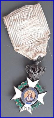 WW1 Médaille Chevalier Ordre du Sauveur Grèce argent émail 1900 ORIGINAL MEDAL