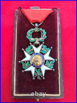 WW1 Médaille Décoration Chevalier Legion d'Honneur Maitre Orfevre Luxe ARGENT OR