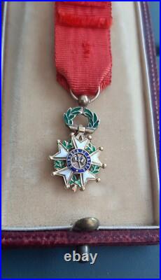 WW1 Médaille Miniature en or Chevalier Légion d'Honneur 1870 écrin Boullanger