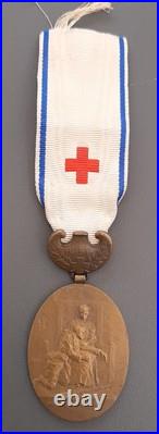 WW1 Médaille des Infirmières UFF 1914 bronze Union Femmes de France nurse medal