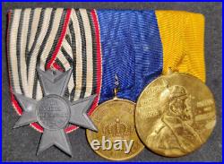 WW1 Médailles All-Prusse Croix du mérite, 12 ans de service et du centenaire