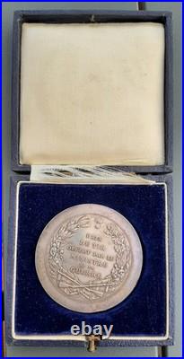 WW1 Médaillle argent massif Prix de Tir Offert par le Ministre de la Guerre 64gr