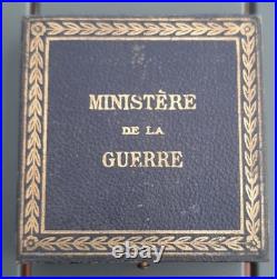 WW1 Médaillle argent massif Prix de Tir Offert par le Ministre de la Guerre 64gr
