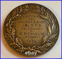 WW2 -Médaille argent Travail, Famille, Patrie Gouvernement de Vichy, attribuée