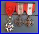 WW2-Placard-Medailles-Officier-LH-CROIX-GUERRE-1939-FFL-France-Libre-ORIGINAL-01-yd