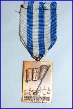 Y13R Belle médaille militaire de la poche de DUNKERQUE 39/45 FRANCE french medal